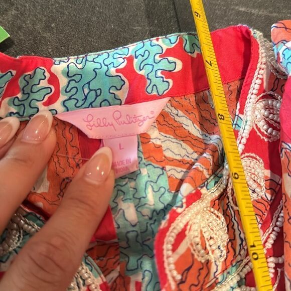 Lilly Pulitzer Sarasota Tunic Watermelon Coralina - Picture 10 of 10